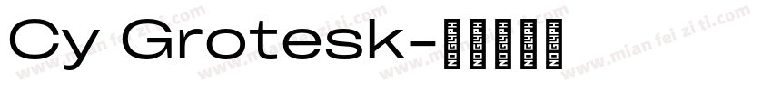 Cy Grotesk字体转换